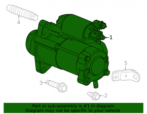 Starter GMC Terrain 18-LYX, LSD under start-stop