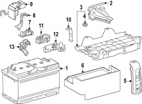 Negative terminal Toyota Sienna 21-25 with sensor