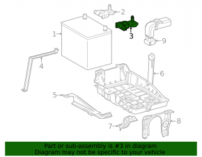 Negative terminal Toyota Sienna 21-25 with sensor