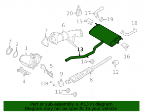 Volvo XC90 16-22 T8 Rear Exhaust Muffler