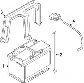 Kia Sportage 23-26 HEV Battery Bracket