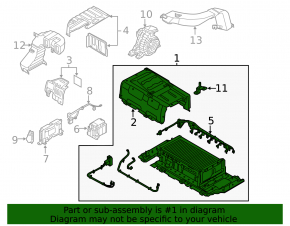 Hyundai Sonata 11-13 hybrid battery assembly