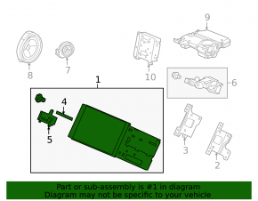 Radio tape recorder Honda CRV 15-16