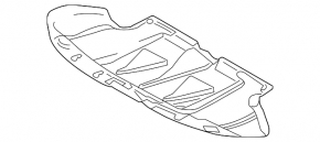 Front engine guard Audi A6 06-11