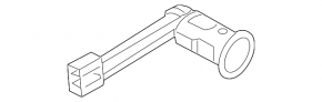 Cigarette lighter center console Audi A6 C7 12-18