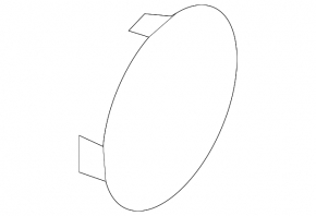 BMW 4 Series F32/33/36 14-20 M Pack Rear Bumper Tow Hook Cap