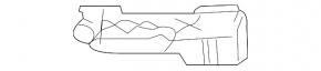 Rear bumper mount, inner right, Toyota RAV4 06-12