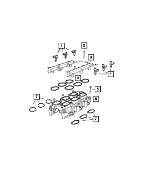 Nozzle sprayer Jeep Grand Cherokee WK2 16-17 3.6