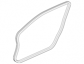 Front right door seal for Honda CRZ 11-16