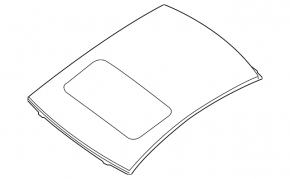 Metal roof Nissan Sentra 13-19 under the hatch