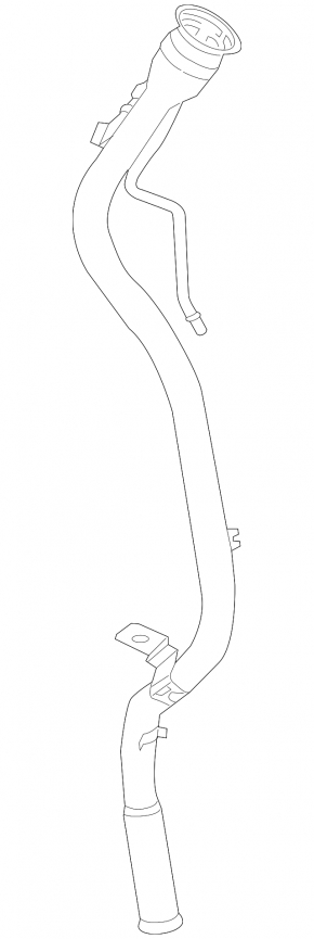 Cadillac ATS 13- Fuel Filler Neck