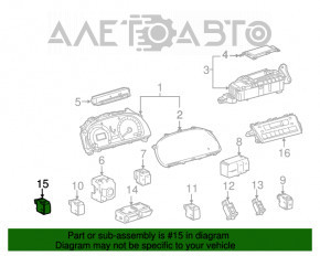 Lexus RX350 RX450h 10-15 Stabilization Disabling Button