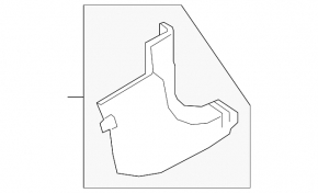 Front pillar trim lower left Hyundai Tucson 25-26 black