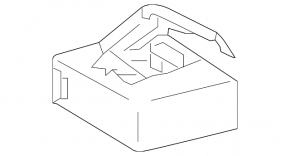 Controller, vehicle approaching speaker Toyota Prius V 12-14