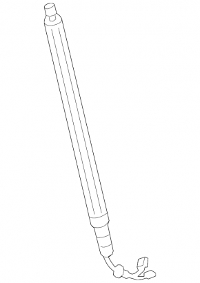 Left tailgate shock absorber Porsche Panamera 10-16 for electric drive