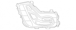 Front right seat control Mercedes GLC 20-22