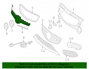 Grille cover for Mercedes CLS-class C218 15-18