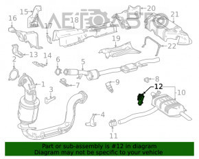 Exhaust Flap Actuator Mercedes GLE450 W167