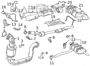Exhaust Flap Actuator Mercedes GLE450 W167