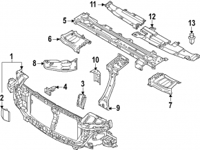 Mazda CX-90 24-26 TV upper bar