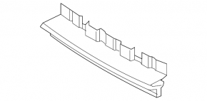 Lower radiator deflector for Land Rover Discovery 17-25 2.0, 3.0