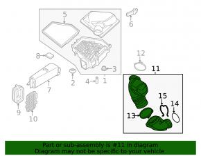 BMW 3 Series F30 16-18 340i Air Filter Resonator