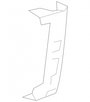 Front bumper mount left Chevrolet Equinox 18-21