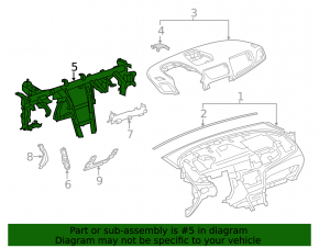 Under-torpedo pipe reinforcement Buick Encore 13-16