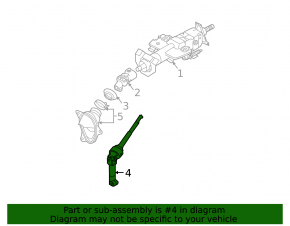 Steering cardan joint Nissan Murano z50 03-08