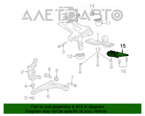 Subframe burr front right Chrysler 200 11-14