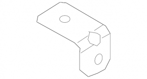 Left TV top bar bracket for BMW i3 14-21 small