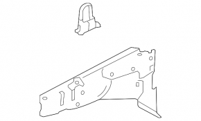 Left fender apron inner panel for Toyota Rav4 13-18