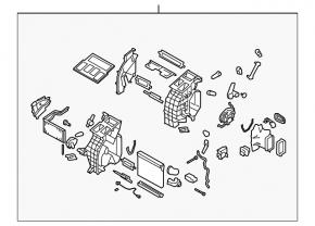 Heater assembly Subaru b10 Tribeca
