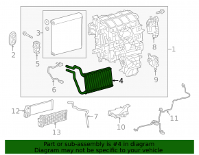 Heater Radiator Lexus NX200t NX300 NX300h 15-21