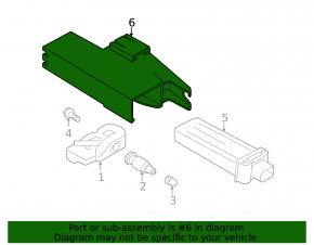 Housing TPMS TIRE PRESSURE CONTROL MODULE Porsche Macan 15-