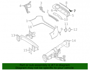 Left rear bumper molding for Mercedes X167 GLS 450 20-26 chrome