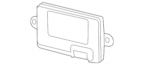 Keyless control unit Mercedes C-class W205 15-18