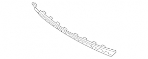 Mercedes GLC 300 20-22 AMG front bumper center trim, pkg