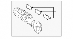 Intake manifold Ford Ecosport 18-21 1.0T OEM