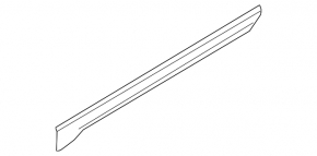 Ford Ecosport 18-22 lower rear left door trim structure