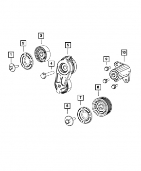 Intake manifold Jeep Compass 11-16 without flaps