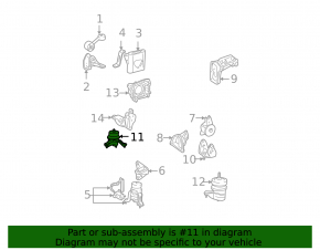 Engine mount right Lexus RX300 RX330 RX350 04-09