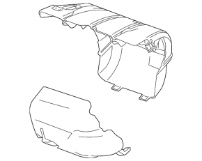 Intake manifold cover Chevrolet Malibu 13-15 2.5 broken mount