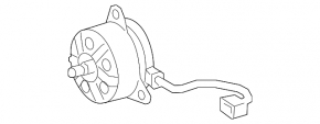 Cooling Fan Motor Right Lexus RX300 RX330 04-06
