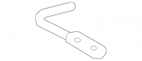 Muffler bracket right Lexus RX350 10-15