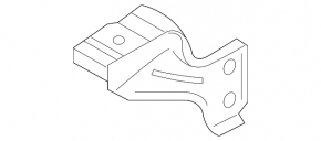 Upper front right wing bracket VW Jetta 19-