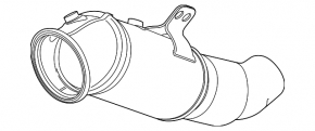 Downpipe with catalytic converter BMW 7 G11 G12 16-19 B58