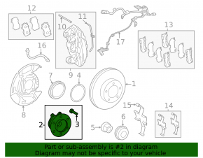 Front left hub for Toyota Land Cruiser 24-26 AWD