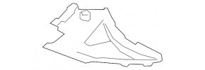 Front right lower fender liner for BMW 4 Series G26 22-26 M Sport