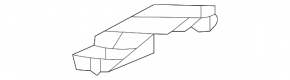 Front bumper mount, center right, Toyota Venza 21-24